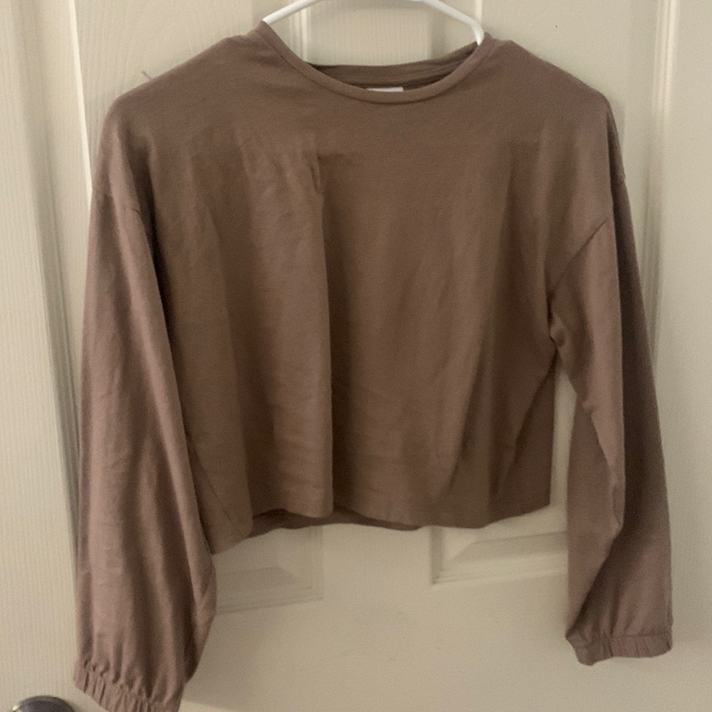 Zara Kids Brown Long Sleeve Tee